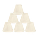 Eggshell Silk Candelabra Shade Set of 6 X807678