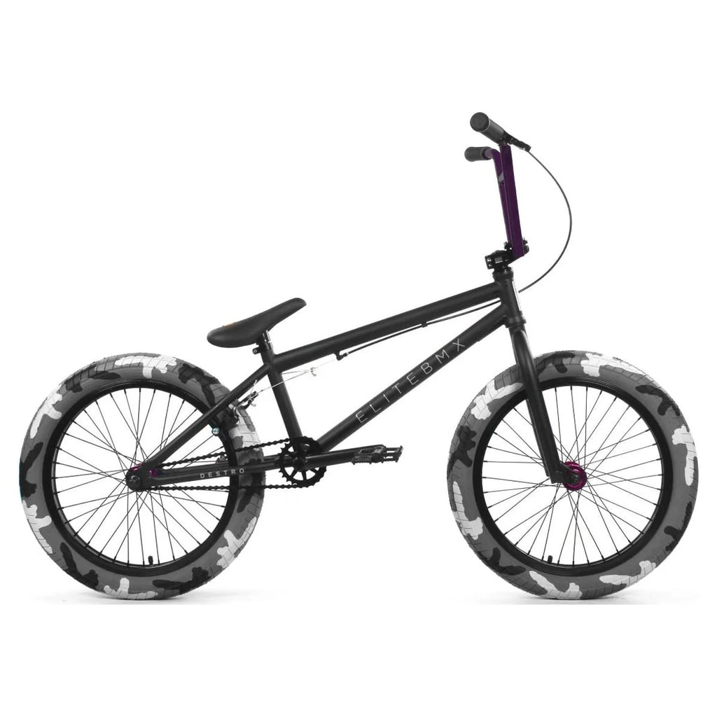 Black Camo and Purple 20 In. BMX Bike J785