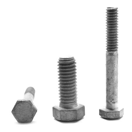 3/8 inch-16 x 7 inch Coarse Thread A307 Grade A Hex Bolt Low Carbon Steel Hot Dip Galvanized R76895