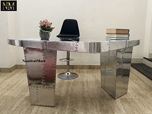 Aviator Wing Desk Aluminium Desk 72 Inches P37842