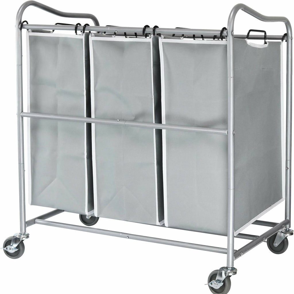3-Bag Laundry Sorter Cart D72085