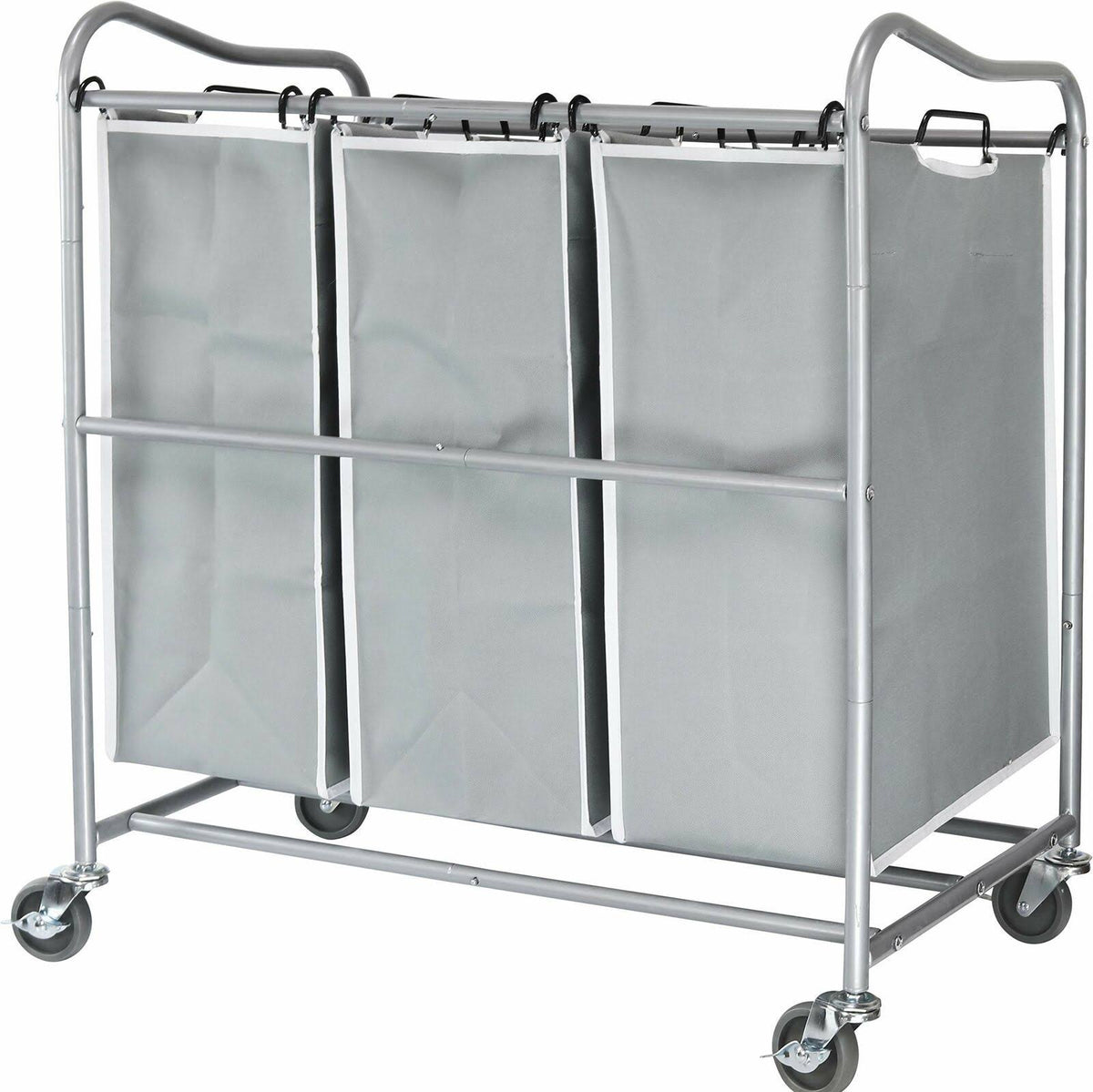 3-Bag Laundry Sorter Cart D72085