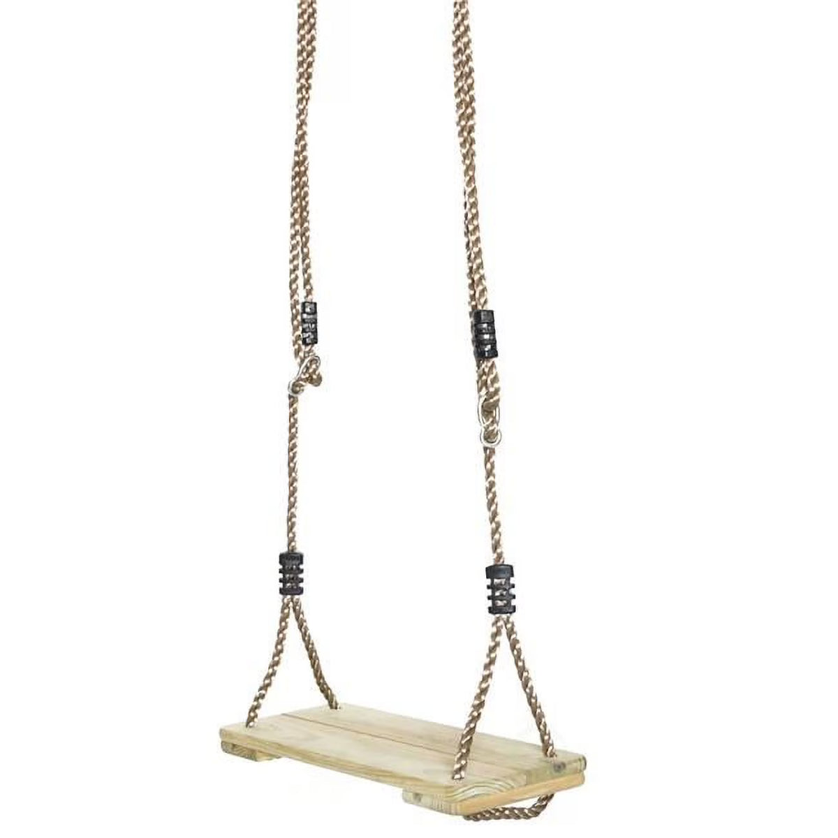 Natural Wooden Tree Swing with Hanging Ropes A783