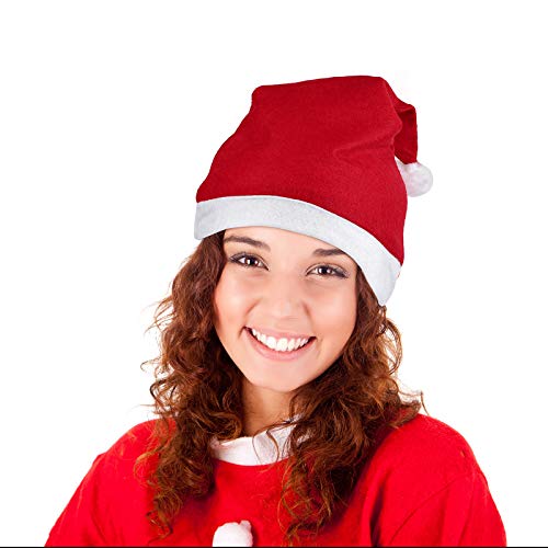 30 Pack Santa Red Hat H6689