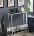 Gray/White Console Table D371216
