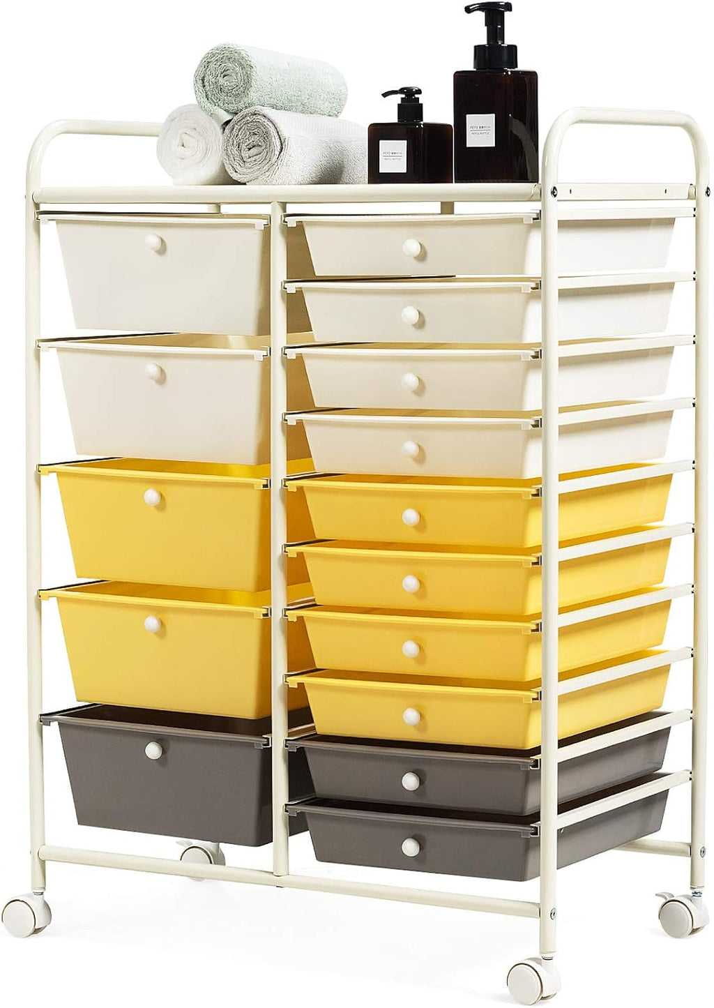15-Drawer Rolling Storage Cart V1189