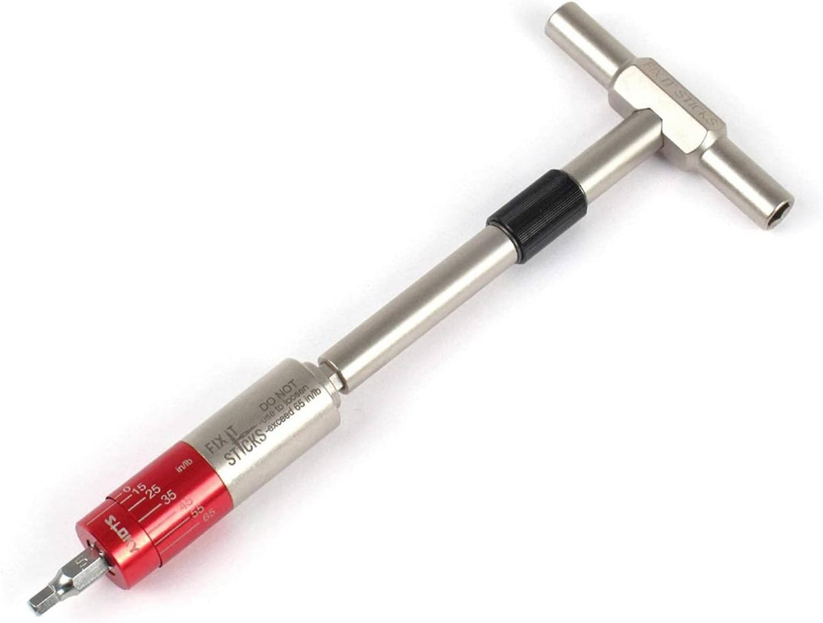 15-65 Inch Lbs All-in-One Torque Driver Kit with Locking Ratcheting Wrench G9802