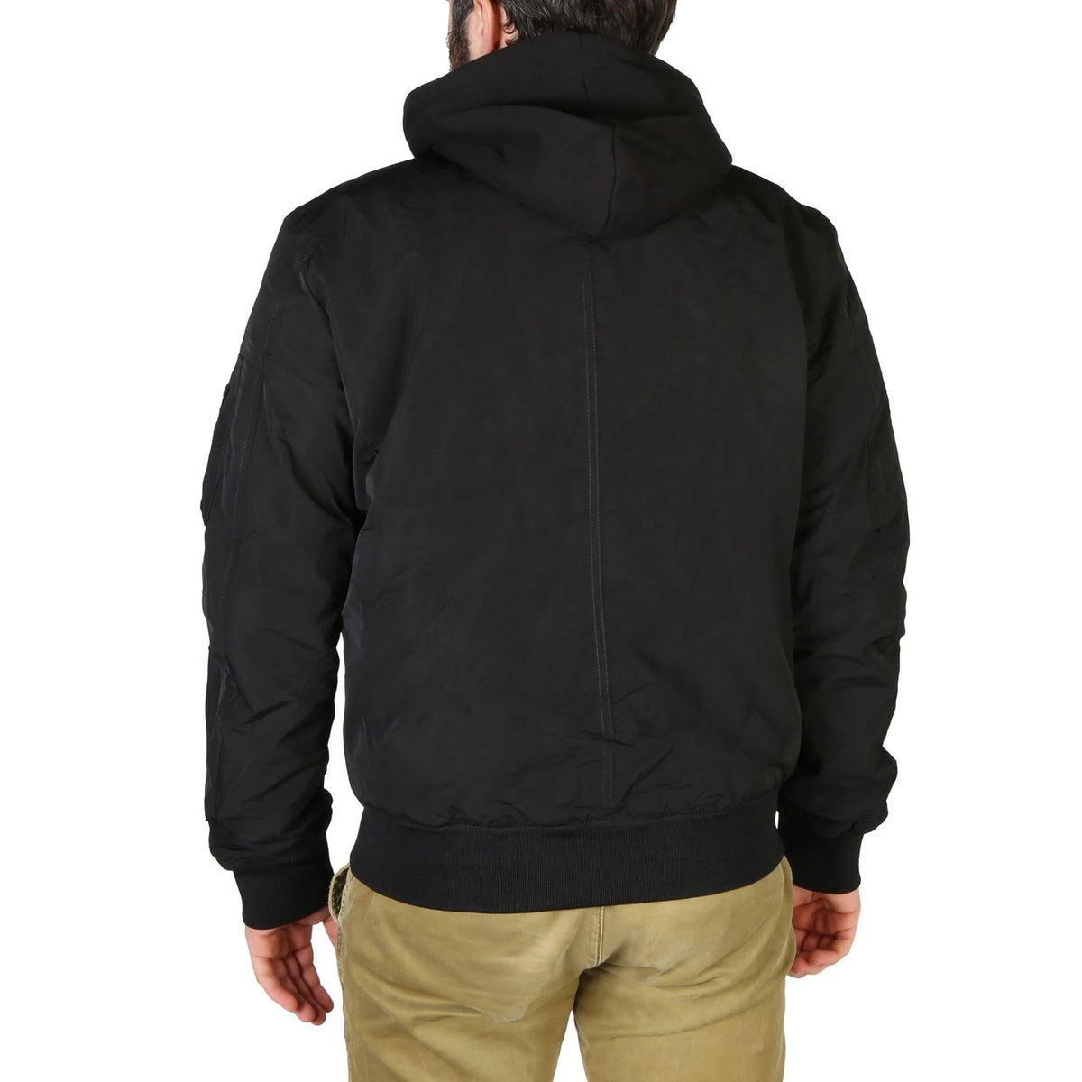 Black M Hoodie Q249