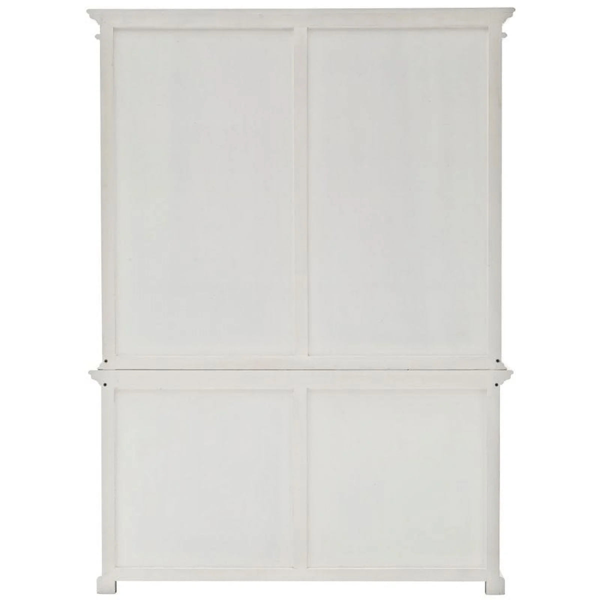 Storage Cabinet with Hutch in Pure White H773