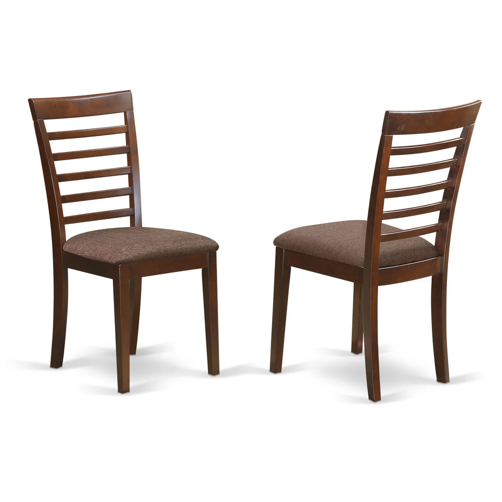 7Pc Rectangular 60/78" Family Table With 18 In Leaf And Six Microfiber Seat Chairs V9097
