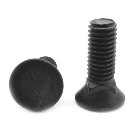 5/8-11x2 1/4 Coarse Thread Grade 8 Plow Bolt Flat Head Medium Carbon Steel Thermal Black Oxide Pk 200 Z796989