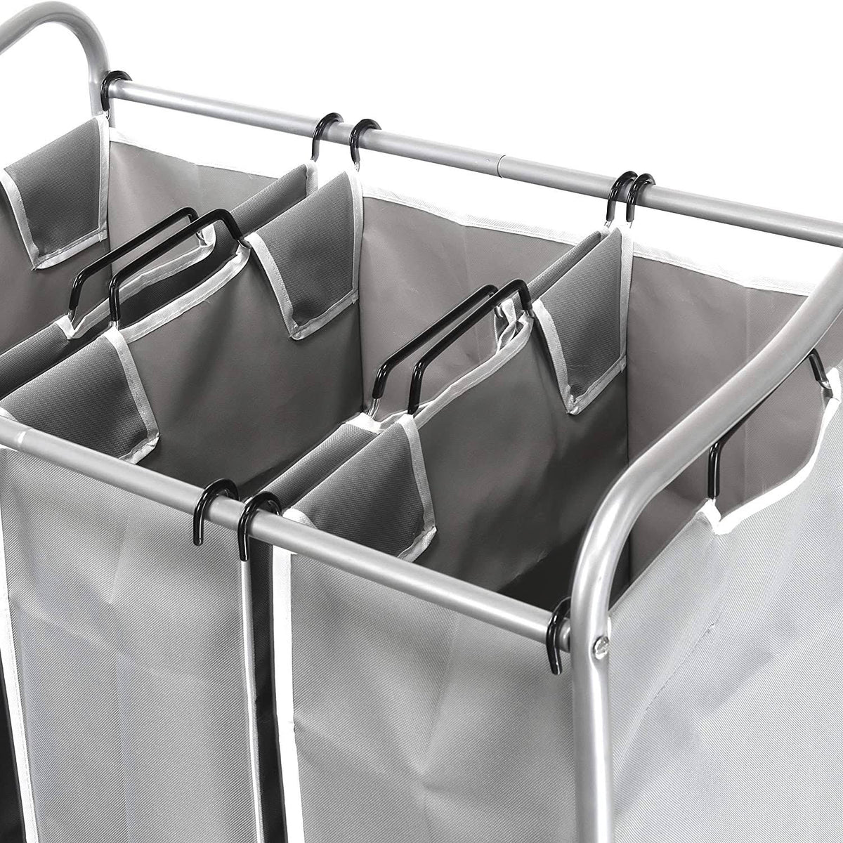 3-Bag Laundry Sorter Cart D72085