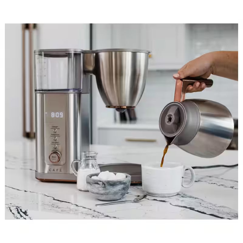 10 Cup Stainless Steel Drip Coffee Maker with Thermal Carafe Z1659