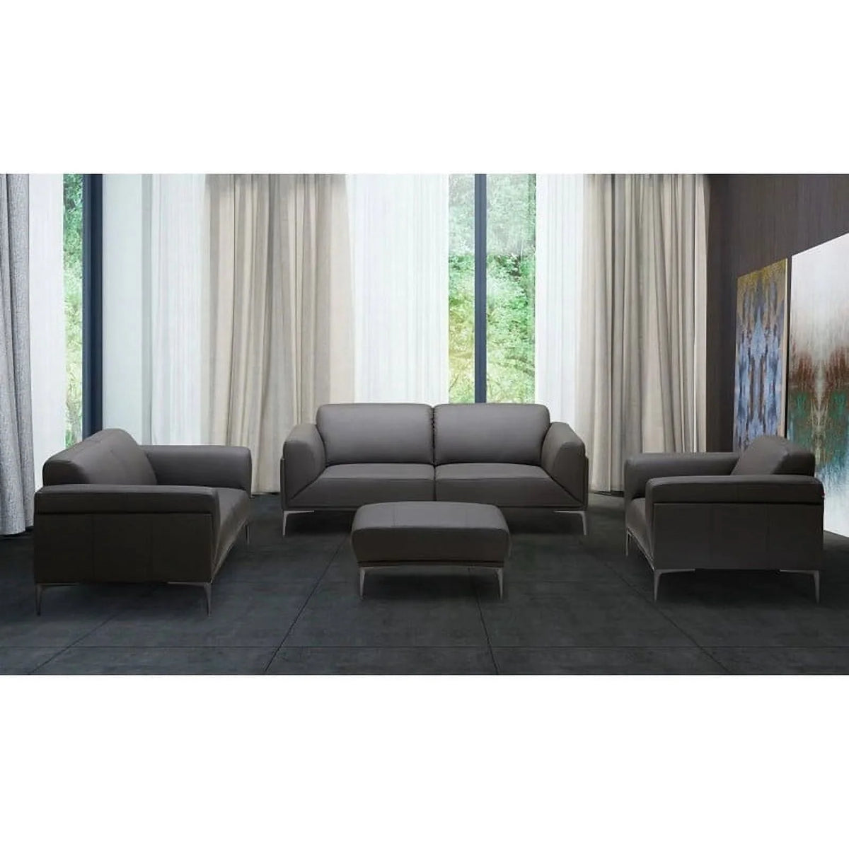 Grey 2-Piece Motion Living Room Set G81428