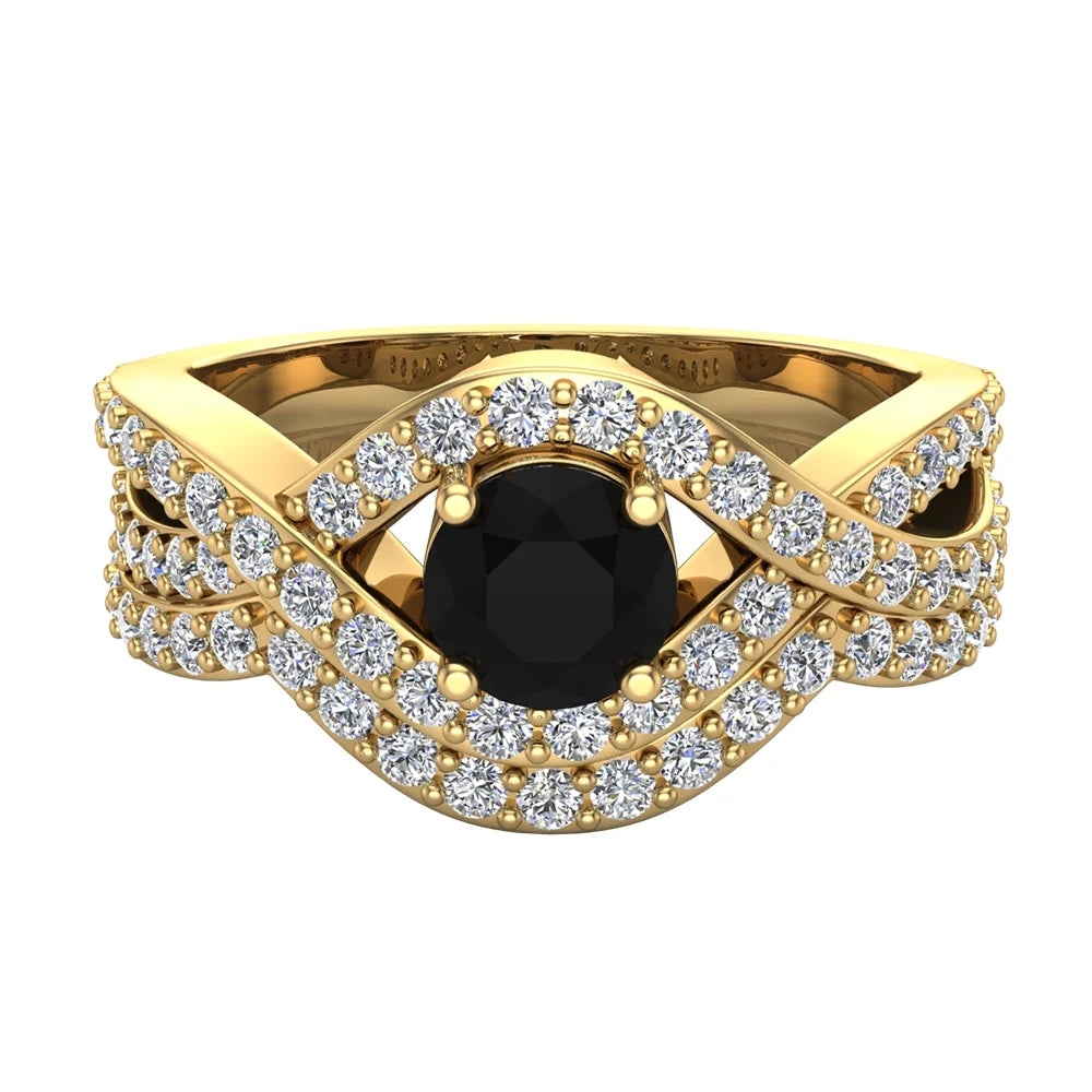 14K Gold 1.10 Carat Diamond Engagement Ring K9194