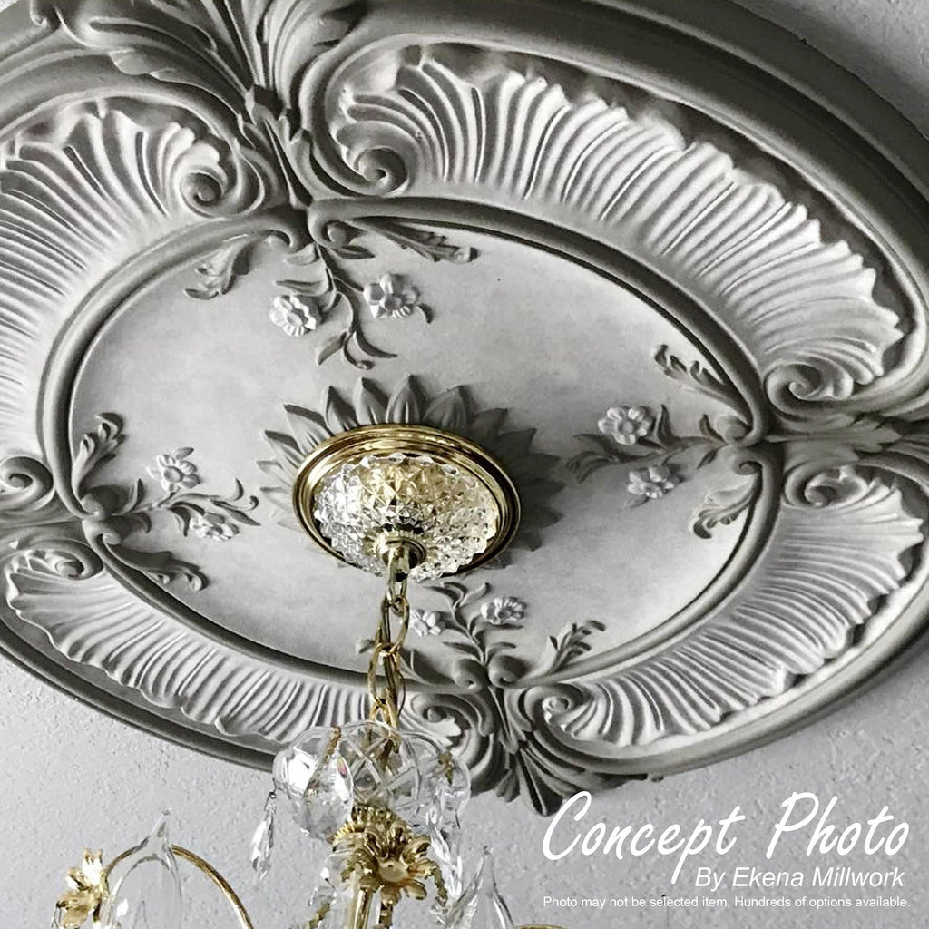 12 1/8x22OD x 3 5/8x22ID x 3/4x22P Ceiling Medallion C857