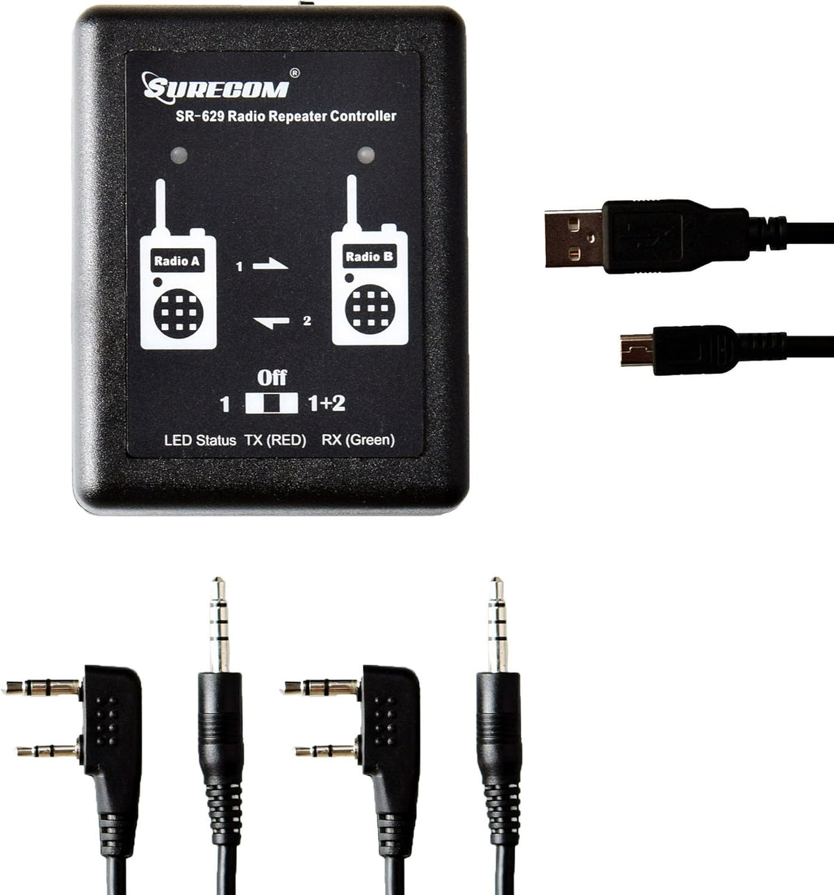 2 in 1 Duplex Cross Band Radio Repeater Controller with Radio Cable O489