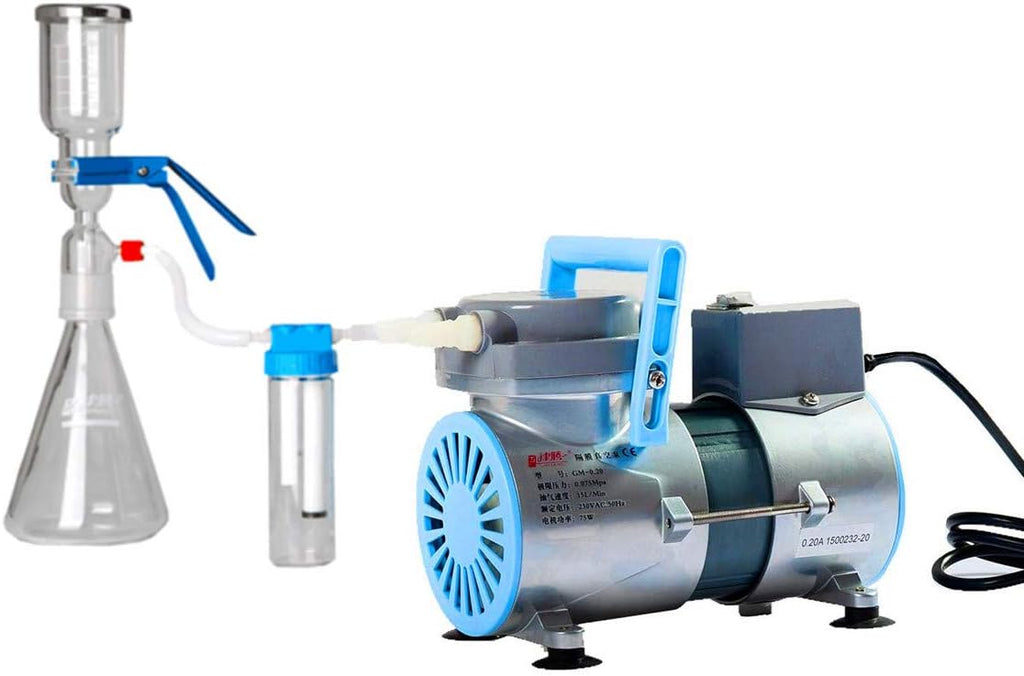 Oilless Diaphragm Vacuum Pump 12L/min 0.5CFM 110V US Plug B65300