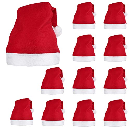 30 Pack Santa Red Hat H6689
