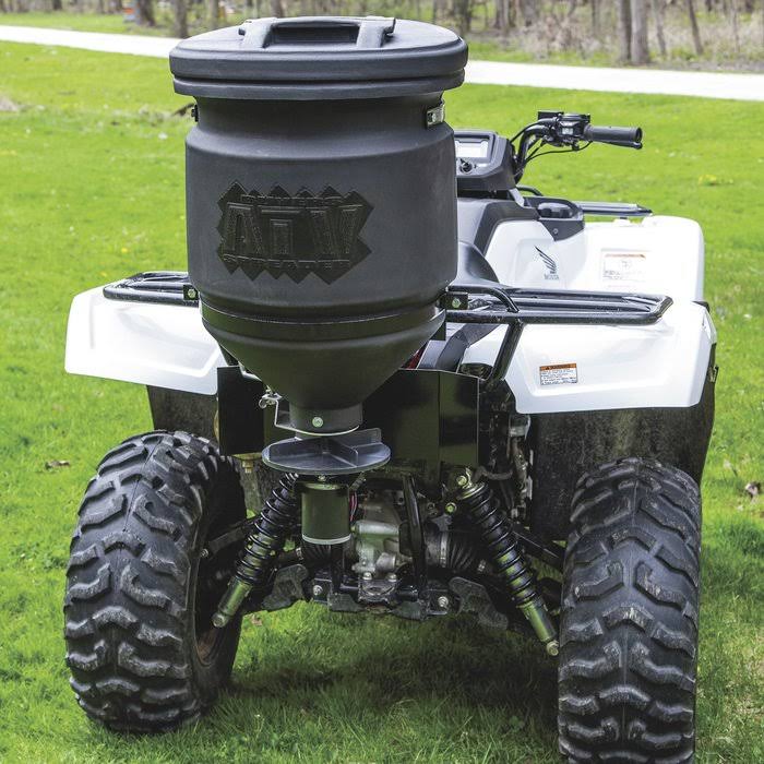 15-Gallon ATV Broadcast Spreader with Rain Cover E548