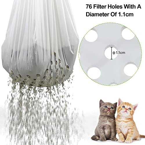 Sifting Cat Litter Box Liners Bags with Holes V6882